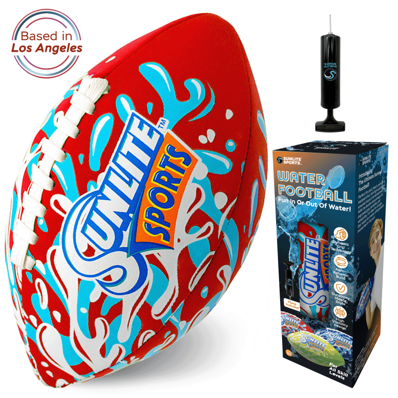 Waterproof Football for Lawn Pool Beach Lake Outdoor Play - Kids & Adults