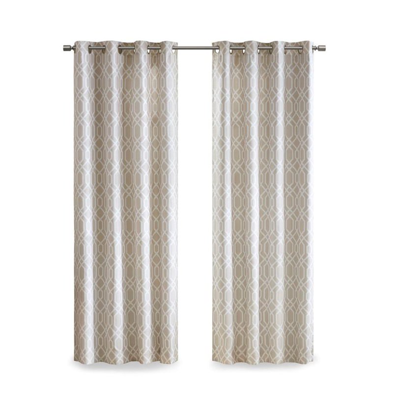 Blackout Grommet Top Curtain Panel - 95x84 Inches, Opaque Window Treatment