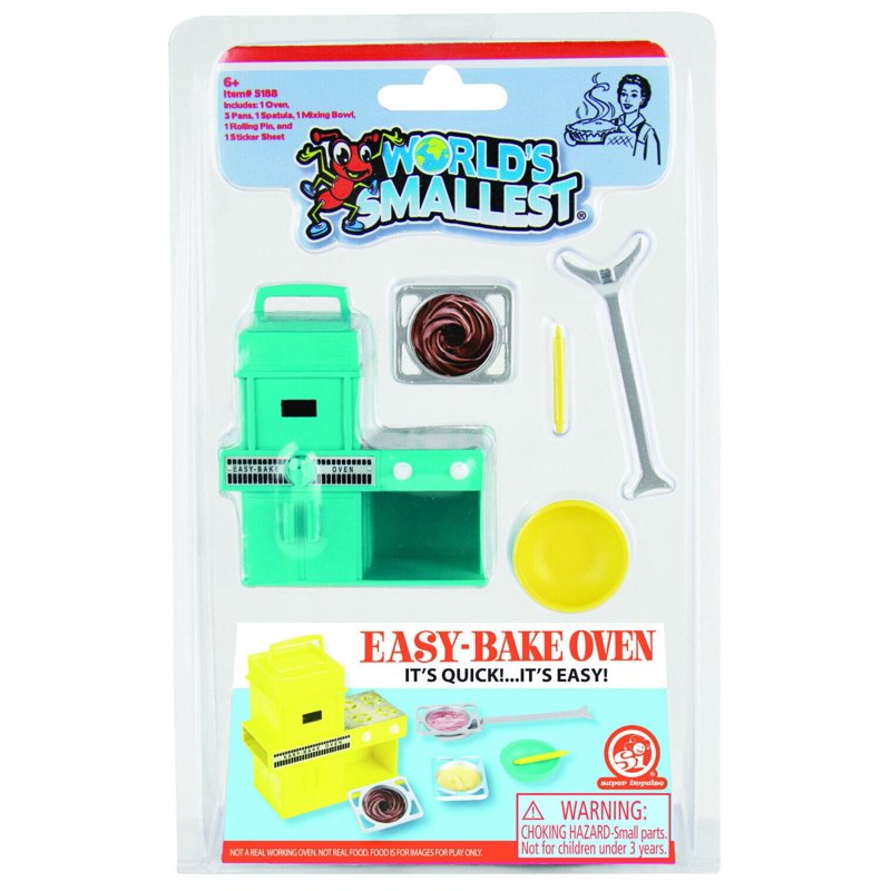 Miniature Easy-Bake Oven Toy for Kids - Pretend Play Kitchen Appliance