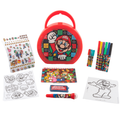 Kids Art Supplies Set with Gel Pens Markers Stickers & Travel Case
