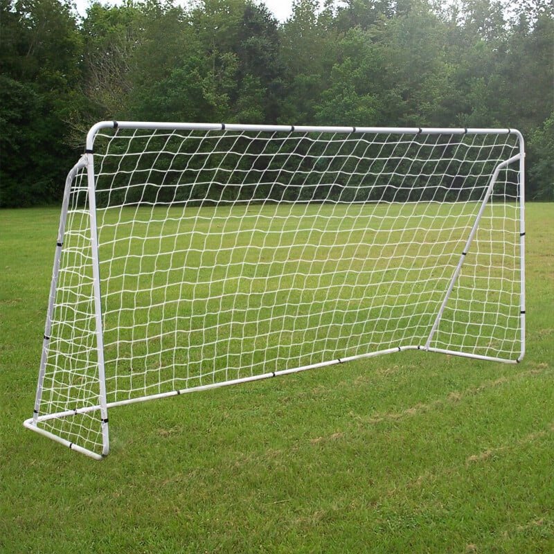 12' x 6' Portable Soccer Goal with Net - Steel Backyard Youth/Adult Training