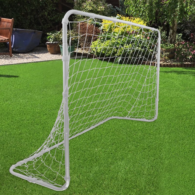 6' x 4' Portable Backyard Soccer Goal with Steel Post - Quick Setup