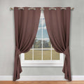Blackout Grommet Curtain Panel Set - Room Darkening, Energy Saving, 46x96