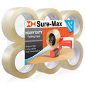 Heavy-Duty Shipping & Packing Tape Rolls - Clear 2.7 Mil Thick, 120 Yards Each
