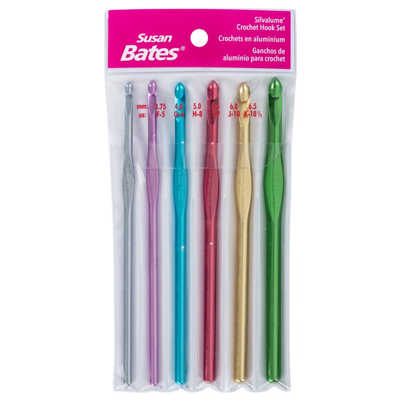 Crochet Hook Set Aluminum Crochet Needles - Multiple Sizes & Pack Options