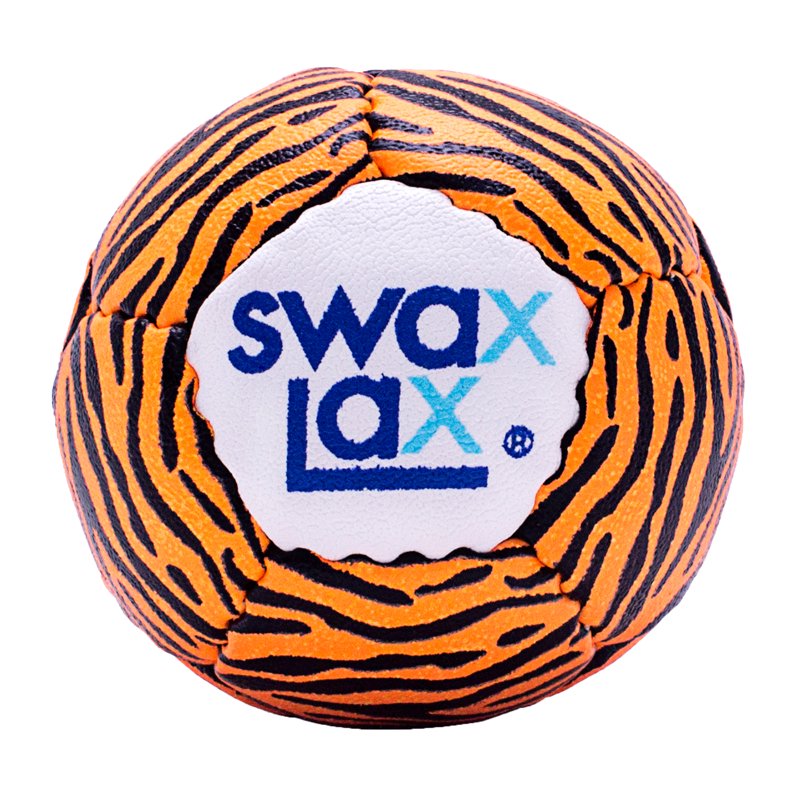 Weighted Lacrosse Training Ball - Soft Regulation Size & Weight, Tiger Orange