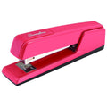 Desktop Stapler for 30 Sheets - Full Size, Jam-Resistant, Raspberry