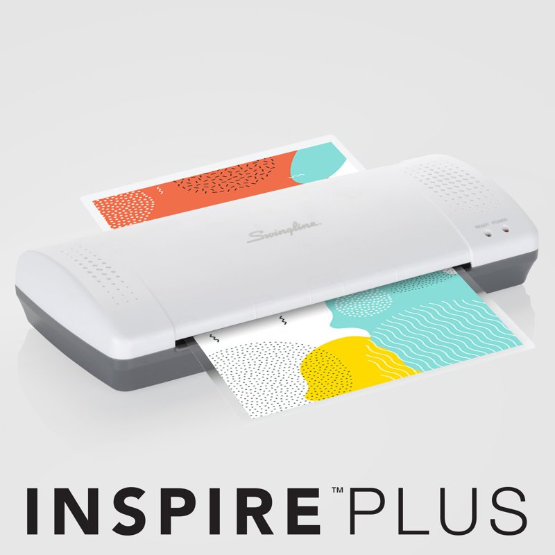 Thermal Pouch Laminator 9-Inch Max Width, 4-Minute Warm-up, 3-5 Mil - Home & Office Use