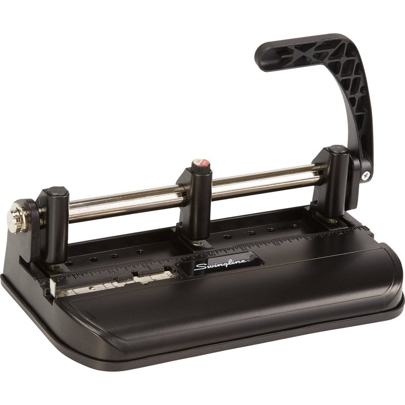 Heavy-Duty Manual Hole Punch - 7 Punch Heads, 32 Sheet Capacity