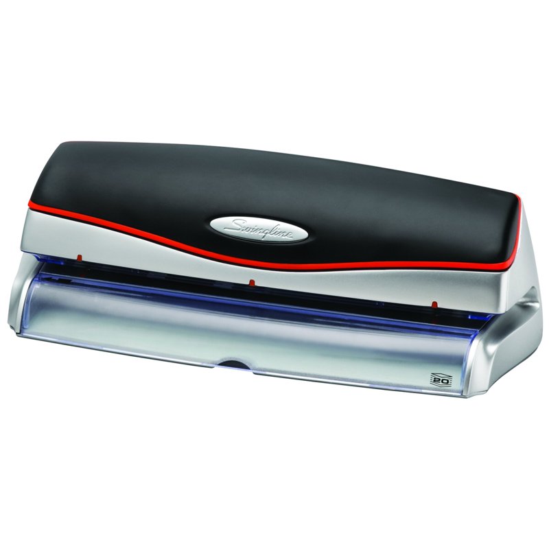 Electric Hole Puncher for Office and Home - Punches 20 Sheets, 3-Hole, Compact Design