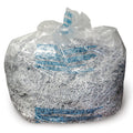 13-19 Gallon Clear Shredder Bags - 25 Pack for Office & Paper Waste