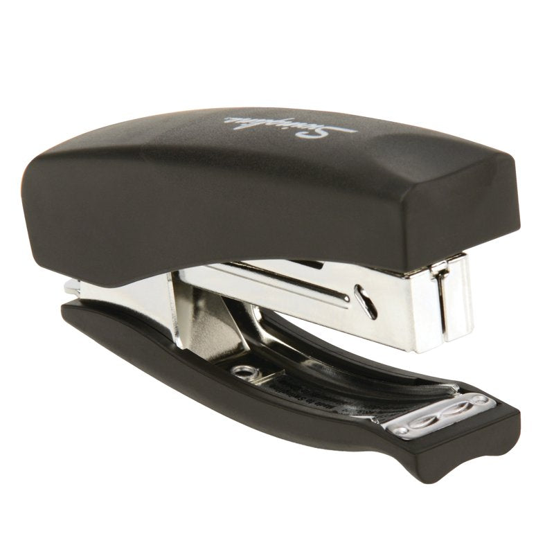Manual Hand Stapler for 20 Sheets - Portable Metal Stapler with Soft Grip and Safety Loop