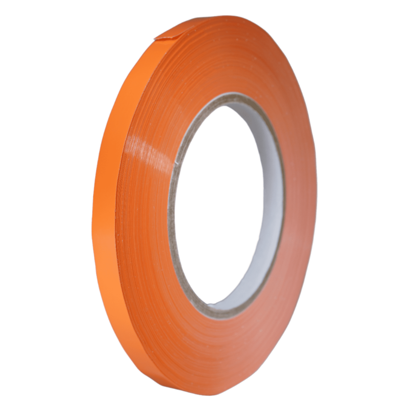 Orange Bag Sealing Tape 3/8 in. x 180 yds UPVC Film with Rubber Adhesive (Pack of 1) - Variation: 3/8 in. Orange