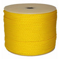 20-500 Ft Yellow Hollow Braid Polypropylene Rope - Marine & Ski Tow Use