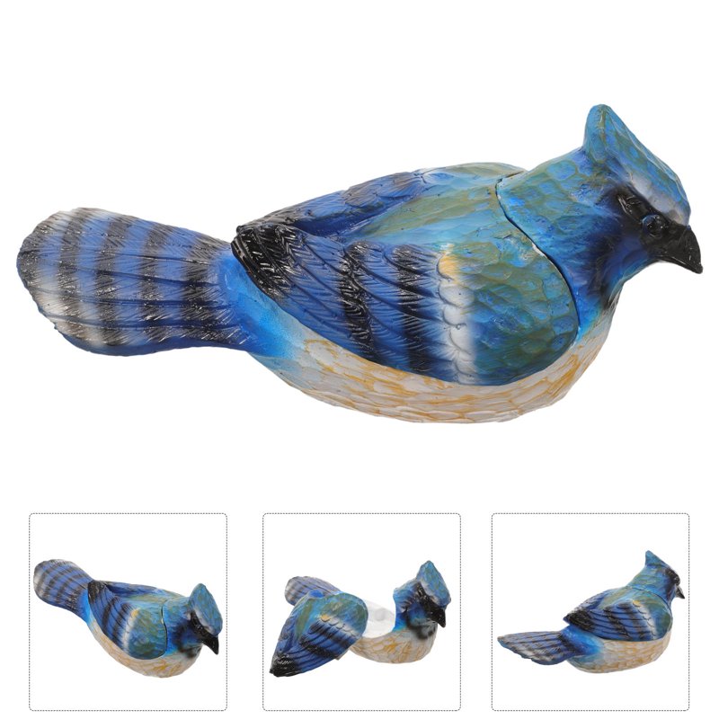 Outdoor Resin Key Hider Box with Bird Design for Secure Key Storage