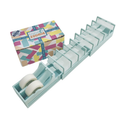 Gift Wrapping Tape Dispenser - Quickly Prepare 18 Tape Strips - Safe & Reusable