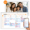 15.6-Inch Touchscreen Family Digital Calendar with Chore & Meal Planner