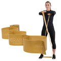 Resistance Bands with Loops - 5 Foot Non-Latex Elastic Workout Bands for Rehab & Fitness