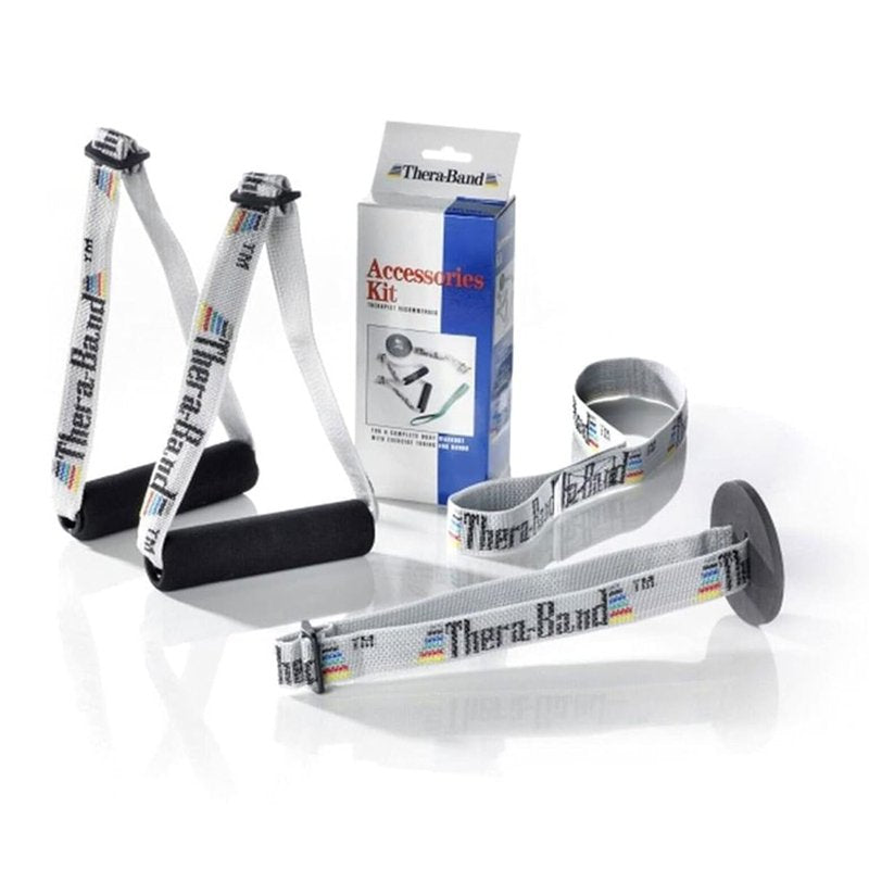 Resistance Bands & Tubing Accessory Kit with Door Anchor Handles for Exercise & Rehab