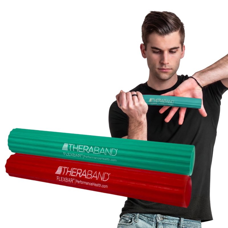 Resistance Bars Set for Tennis Elbow & Grip Strength - 3-Pack Therapy Exercise Tool