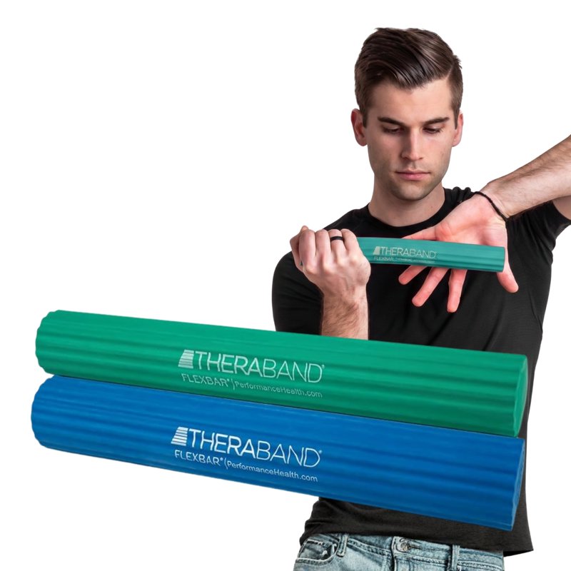 Resistance Bars Set for Tennis Elbow & Grip Strength - 3-Pack Therapy Exercise Tool