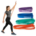 High Resistance Exercise Bands Set of 4 for Full Body Workouts & Physical Therapy