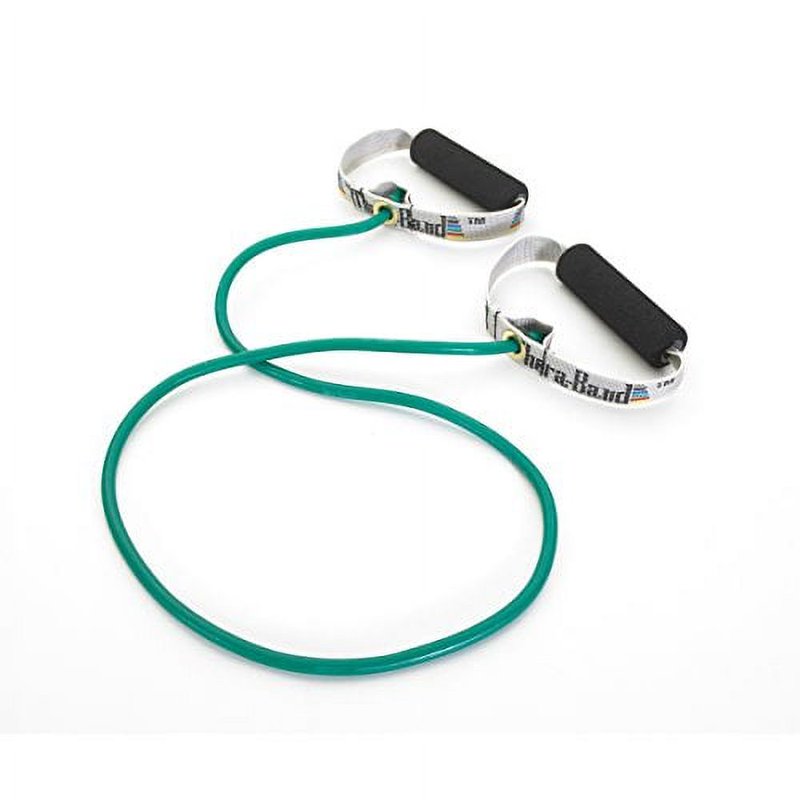 Heavy Resistance Latex Tubing with Soft Handles - Full-Body Workout, Rehabilitation