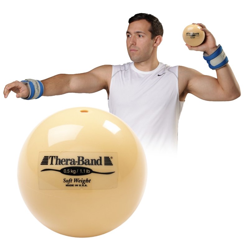 Weighted Exercise Balls Set for Physical Therapy and Fitness - Color-Coded, Portable and Grip-Friendly