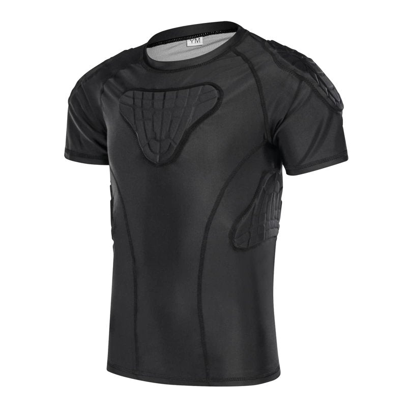 Youth Padded Football Rib Protector Chest Guard for Rugby Baseball Soccer