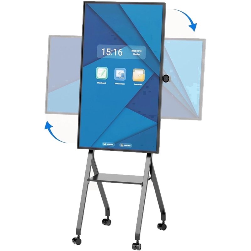 Smart Whiteboard with 4K UHD Display and Auto Framing Camera - 55 Inch, 65 Inch, 75 Inch Variants