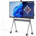 75-Inch Interactive Whiteboard with 4K UHD Touchscreen, Dual System, Camera & Mount