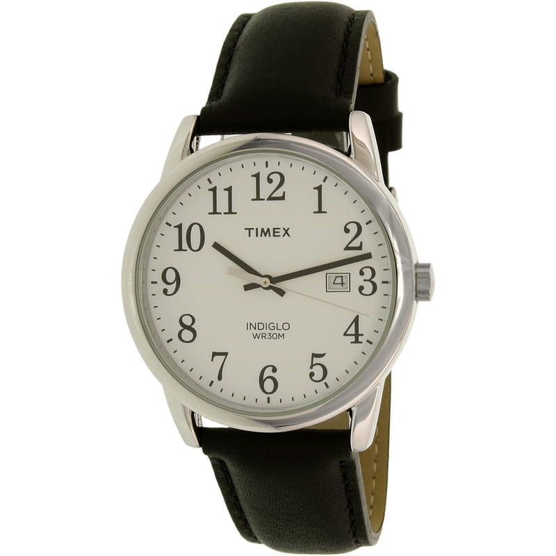 Casual Men's Watch with Leather Strap and Date - 38mm Durable Classic