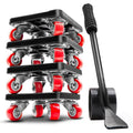 Heavy Duty Furniture Mover Tool Set - 880lb Appliance & Sofa Lifter with Universal Wheels