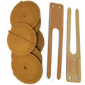 Baseball Glove Lacing Kit - 6 Heavy Duty Leather Straps, Lacing Needle & Thumb Pinky Straps
