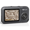 Portable Digital Microscope with 2.4" IPS Screen & Adjustable Focus for Jewelry & Nature
