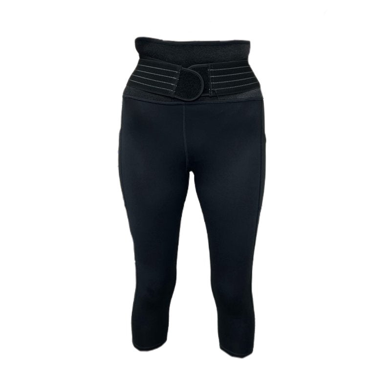 Women's Adjustable Back Support Leggings - 19-inch Compression Tights