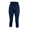 Women's Adjustable Back Support Leggings - 19 Inch Navy Yoga & Workout Pants