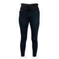 Women's Adjustable Back Support Leggings - Black, 24 Inch | Support & Comfort
