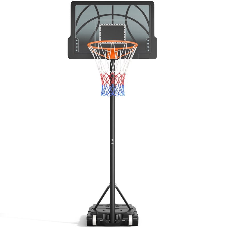 Kids Adjustable Portable Basketball Hoop 3.6-7FT Outdoor Indoor Playset