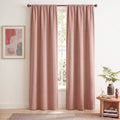 Room Darkening Curtain Set with 2 Panels - Thermal Insulated for Bedroom & Living Room