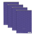 Spiral Steno Notebook with Gregg Rule - 6 x 9 Inches, 80 Sheets, Pack of 4
