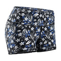 TOUGH MODE Navy Flower 3" Women’s Athletic Running Shorts - Lightweight Spandex