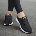 Women's Lightweight Running Shoes Casual Sneakers for Women - Black, Size 6