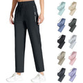 Women's Casual Stretch Active Pants with Pockets - Summer Breathable & Quick Drying