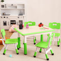 Kids Height Adjustable Activity Table and Chair Set - Multi-Use Children's Desk for Ages 2-10