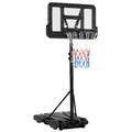 Portable Kids Basketball Hoop with Adjustable Height & Large Base for Indoor Outdoor Play
