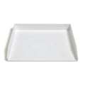 Stackable Plastic Letter Tray - White Desk Organizer, Side Load, 1 Compartment