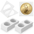 100pcs Cardboard Coin Holders 2x2 Inches - Protect and Display Coins