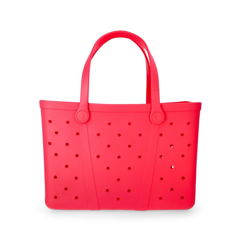 Women's Waterproof EVA Beach Tote Bag - Lightweight & Spacious, Multiple Colors
