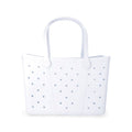 Waterproof EVA Beach Tote Bag for Women - Lightweight, Perforated, Spacious Carryall